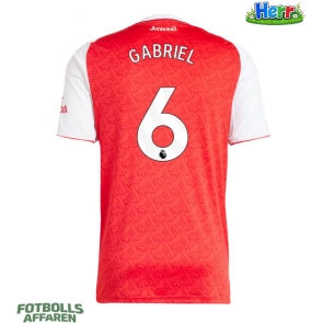 Arsenal Gabriel Magalhaes #6 Hemmatröja 2025-26 Kortärmad